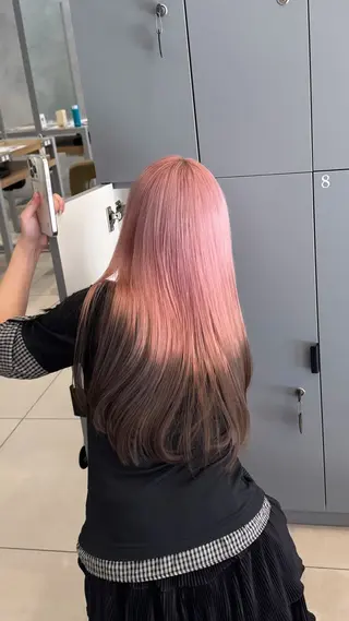 ロング earth吉祥寺店所属・吉祥寺/koume/ カラー/レイヤーのヘアスタイル