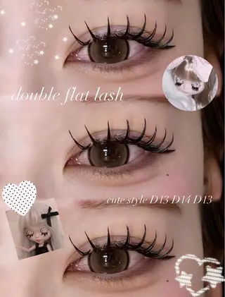 マツエク・マツパ VB KOTOHAのマツエク・マツパデザイン