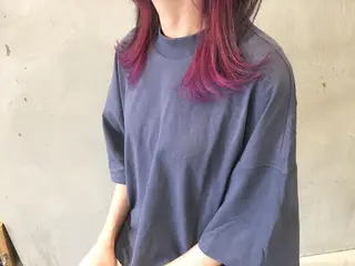 ミディアム カラー 🩷🍭中津・梅田 エリア🍬💜のヘアスタイル
