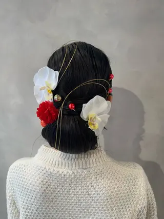 ロング ヘアアレンジ 透明感カラー✨艶髪 制作🌱山根あゆみのヘアスタイル