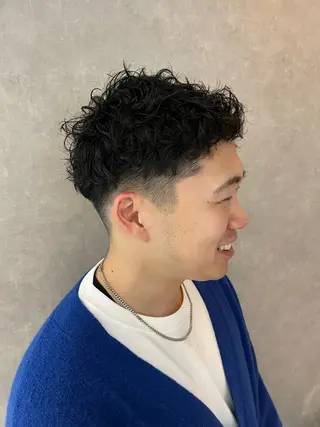 メンズ レイヤー/ボブパーマ /垢抜け/タクミのヘアスタイル