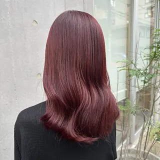 ミディアム カラー 🪭risa 暖色/レイヤー🪭のヘアスタイル