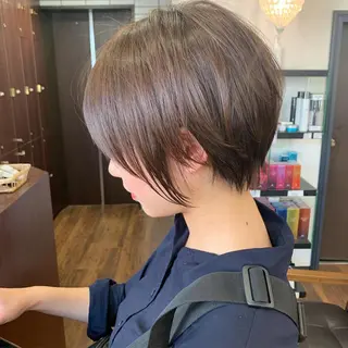 ショート 縮毛矯正/ショート/ レイヤー/畑中正敏のヘアスタイル