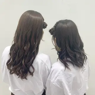 セミロング ヘアアレンジ 🩶ヘアセット Ayaha🩶のヘアスタイル