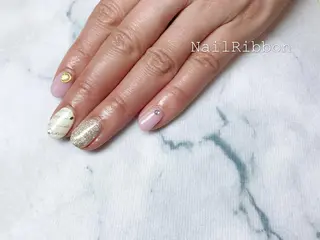 ネイル ネイルリボン 伊藤のネイルデザイン