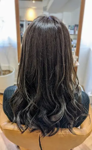 ロング カラー 中野 雅子のヘアスタイル