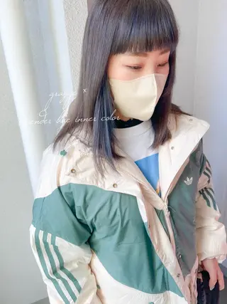 ミディアム カラー カラーパティシエ facce🌼ikoのヘアスタイル