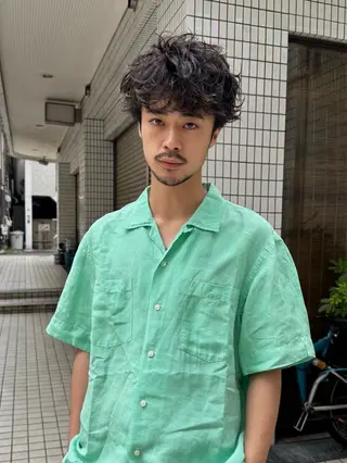 ショート メンズ モモセ ユメトのヘアスタイル