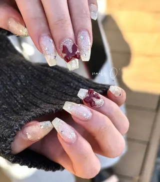 ネイル 大人可愛いネイル🎗 Hinaのネイルデザイン