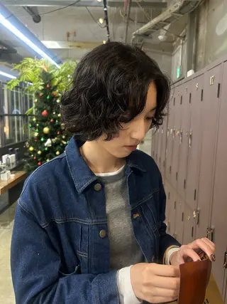 ショート パーマ 伊藤ほのか /パーマ/ショートのヘアスタイル