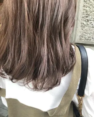 セミロング カラー ヘアアレンジ ainico+所属・メンズ特化✂️栗原 侑也のヘアスタイル