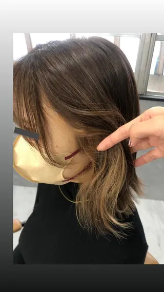 カラー Mayo/ダブルカラ メンズカット/カラーのヘアスタイル