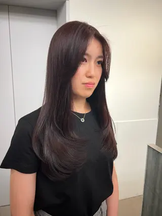 ロング カラー レイヤーカット/暖色 カラー/mao🎀のヘアスタイル