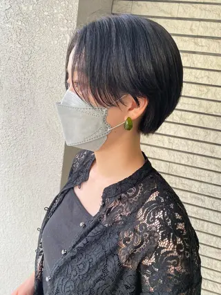ショート ショート、ボブ シマダマサトのヘアスタイル