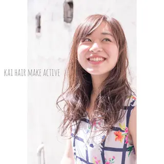 ロング カラー 坂東 秀幸のヘアスタイル