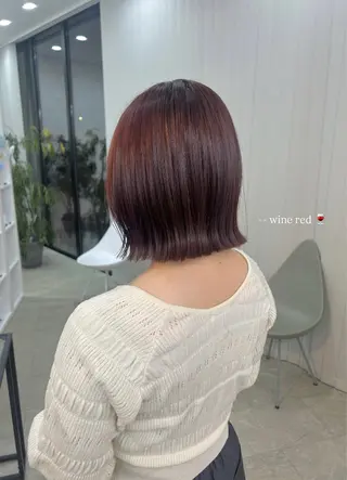 ショート カラー suehiro yunaのヘアスタイル