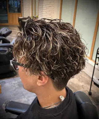 パーマ メンズ smilehair国分寺店所属・💈barber 中根 龍星のヘアスタイル