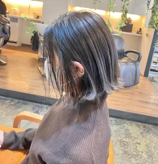 ミディアム カラー ショート　美髪 美容師🌿FUKUのヘアスタイル