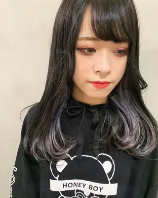 セミロング カラー 優作 〜圧倒的信頼〜のヘアスタイル