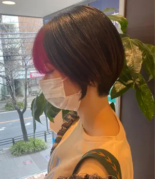 ショート カラー Gain池下 レディースのヘアスタイル