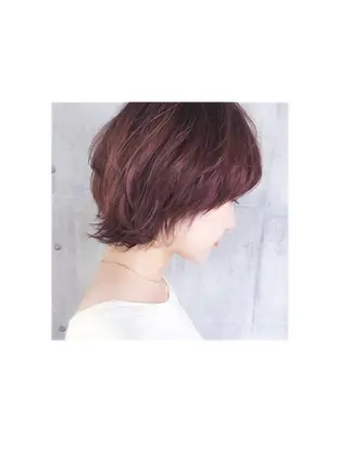 ショート カラー ワタベ ハヤト/ トップデザイナーのヘアスタイル