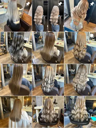 ロング Navy （ネイビー）のヘアスタイル