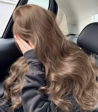 カラー 透ける透明感カラー 🎀anju/渋谷のヘアスタイル