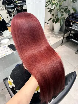 ロング 縮毛👱🏽‍♀️ 🎀海外ハイライトのヘアスタイル