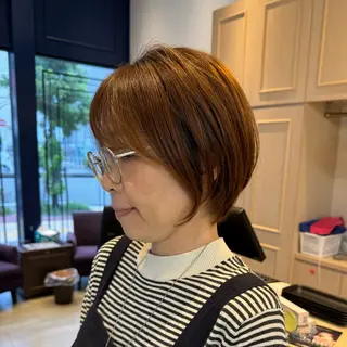 ショート ショート/ボブ 似合わせ/中原のヘアスタイル