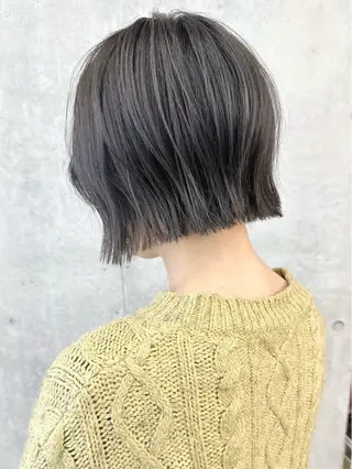 ショート 小顔ボブ/お悩み解決 /ボブパーマ/とういのヘアスタイル