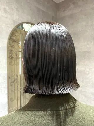 ショート カラー LATTE所属・𝑺𝒂𝒌𝒊 🩶マンツーマン施術のヘアスタイル