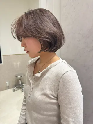 ミディアム 捺葵 @72tomi__のヘアスタイル