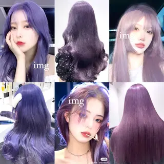 ロング カラー ヘアアレンジ 𝘳𝘺𝘰𝘬𝘢 髪質改善／ブリーチのヘアスタイル