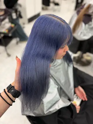 カラー 透ける透明感カラー 🤍anju🎀のヘアスタイル