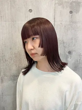 ミディアム カラー channel所属・Natsumi ❤︎のヘアスタイル