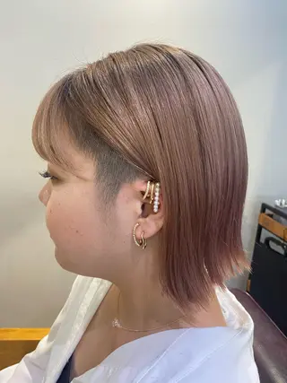 ショート stream1st所属・ツヤカラー 🕊️sayakaのヘアスタイル