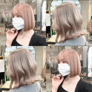 ミディアム カラー ヘアアレンジ 🌹TikTok4万 フォロワー🌹AKIのヘアスタイル