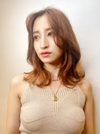 ミディアム 韓国風&髪質改善特化 ✂️MISAKI✂️のヘアスタイル