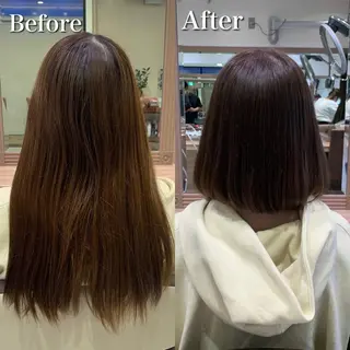 ショート ショート、ボブ/ 川鍋薫のヘアスタイル