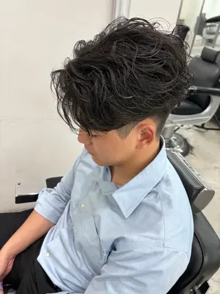パーマ メンズ 土岐 仁/メンズ専門 パーマ特化美容師🔥のヘアスタイル