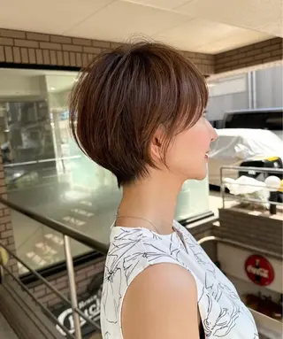 ショート nex the salon coall所属・🫧似合わせショート イシダ🫧のヘアスタイル