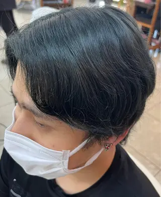 ミディアム カラー メンズ SIKIBU  FUKUYAMA所属・熊谷 拓海のヘアスタイル