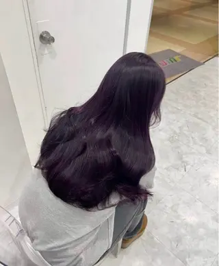 ロング miku/ラベンダー 透明感カラー🪻❤︎のヘアスタイル