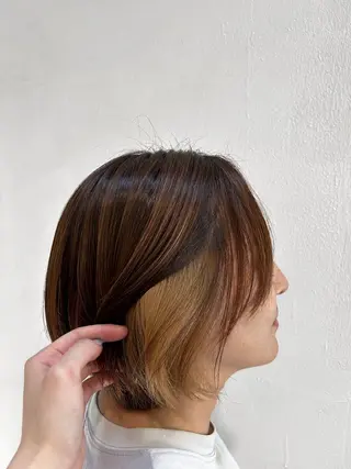 ショート モデル募集🌷/ 艶カラー/大谷李緒奈のヘアスタイル