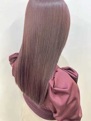 ロング カラー ヘアアレンジ 🎀暖色カラー🎀 ♡yurika♡のヘアスタイル