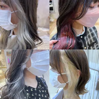 ロング カラー 小嶋 真滋のヘアスタイル