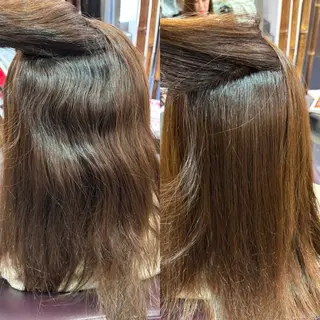 セミロング saraju コナツのヘアスタイル