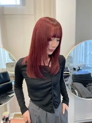 セミロング カラー レイヤーカット🎀 kanaのヘアスタイル