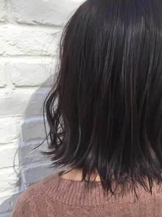 ミディアム カラー トップスタイリスト 👑田添幹宜のヘアスタイル