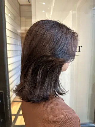 ミディアム La bonheur hair reve 池袋店所属・🐈‍⬛ マナカ🐈‍⬛のヘアスタイル
